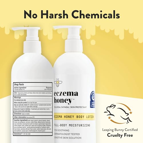 Eczema Honey Oatmeal Body Lotion - Hand & Body Cream For Eczema Relief thumb #5