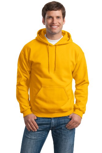 Gildan Activewear Heavy Blend Hooded Sweatshirt, L, Gold at Amazon Men's  Clothing store: Athletic Sweatshirts
