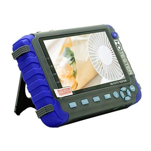 5 Inch LCD 4 in 1 CCTV Tester Support 720P/1080P/3.0mp/4.0mp/5.0 Megapixel AHD, TVI, CVI & CVBS Analog Camera, Security Video Monitor Support PTZ Controller, Color bar Generator, UTP Cable Test …
