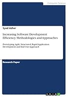 Increasing Software Development Efficiency. Methodologies and Approaches: Prototyping, Agile, Structured, Rapid Application Development and End-User Approach 3668081875 Book Cover