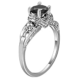 Verlobungsring Nickelfrei, Ring Silber Zirkonia Damen Größe 52 (16.6) Runder Kristall Valentinstag Ring Geschenk