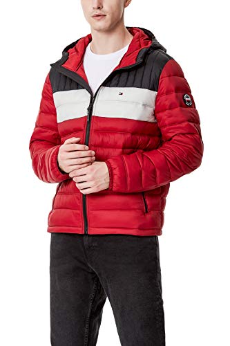 Image of Tommy Hilfiger Men's Tommy Hilfiger Men's Water Resistant Ultra Loft Filled Hooded Puffer Jacket