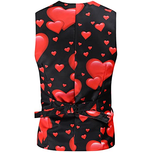 Wocachi 3Pcs Christmas Suits For Mens, Xmas Santa Claus Snowman Print Blazer Tuxedo Casual Trousers+Waistcoat Suit Sets Holiday Patriotic Nephew Party Family Polo T Top Soldiers Navy Khaki 18 Flannel #TOP4