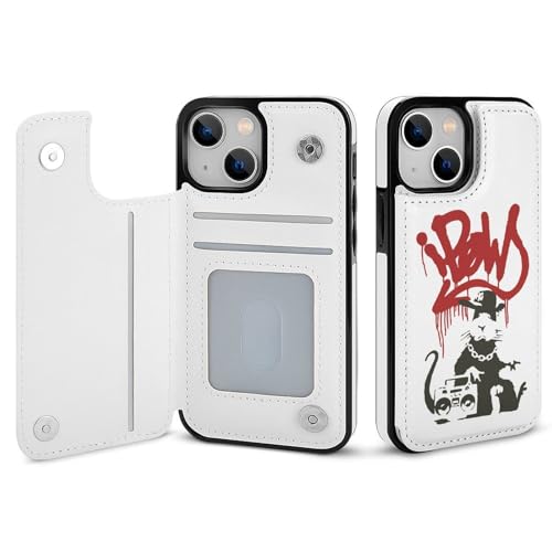 iPhone12 Pro Max用ケース 手帳型 バンクシー Banksy ネズミ 【全機種対応】 アイフォン12 Pro Max用ケース スマホケース 財布型 PUレザー おしゃれ 背面カード収納 スタンド機能 携帯カバー 耐衝撃