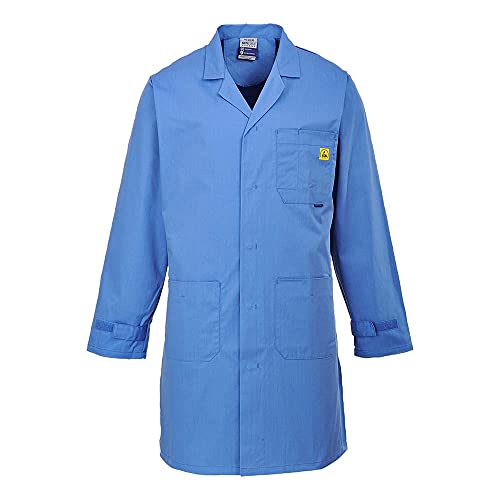 Portwest Anti Static Coat, Colorhosblu Talla Xsmall