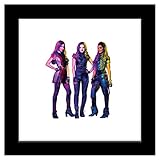 Trends International Gallery Pops Disney Descendants 3 - Hero Group Wall Art Wall Poster, 12" x 12", Black Framed Version