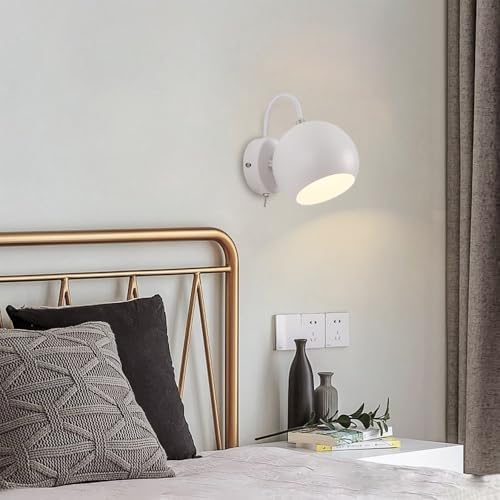 Luz de pared de lectura ajustable y mini aplique magnético G9 para cama 6