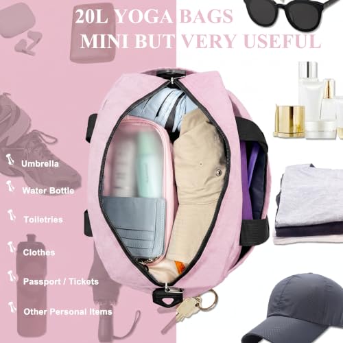 Sac de sport de 35,6 cm rose | Bagage de fitness léger mixte