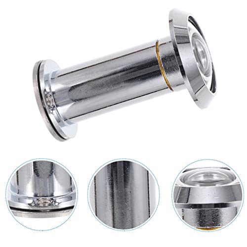 Visor de Puerta de Seguridad Ajustable Outanaya con Lente de Vidrio y Tapa para Privacidad en Entrada de Casa, Compatible con Puertas de hasta 2 Pulgadas de Grosor miniatura 6