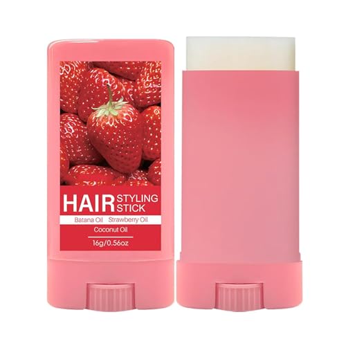 Haarstyling-Stick mit Traubenkernöl und Kokosöl, Öl-Haarwachs-Stick, starker Halt, lang anhaltender Haarstyling-Wachs-Stick, Haarwachs-Stick für Frauen und Männer Haarstyling-Stick mit Traubenkernöl und Kokosöl, Öl-Haarwachs-Stick, starker Halt, lang anhaltender Haarstyling-Wachs-Stick, Haarwachs-Stick für Frauen und Männer