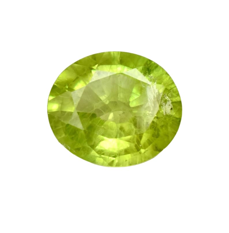 Péridot naturel ovale 12,23 mm pour création et fabrication de bijoux artisanaux GH_NAT_11138