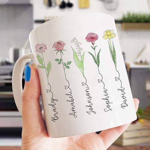 Mom Gifts - Taza de café de cerámica 11oz blanco miniatura 3