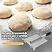 Vivicreate 10 Inch Stainless Steel Tortilla Press Heavy Duty Roti Maker Dough Press for Taco Pizza Tortilladora de Acero Inoxidable Prensa para Tortillas Roti Pizza