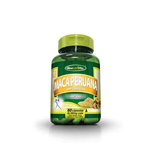 Maca Peruana 100% Pura, New Labs Vita, 60 Cápsulas