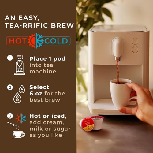Image of Gya Tea Co Mid-Day Refresh Tea Pods Variety Pack - 4 Flavors Tea K Cups for Keurig (24 ct) - Ceylon, Lemon, Oolong & Earl Grey Keurig Tea Pods for K-Cup Brewing - K Cup Tea Pods for Keurig Tea Gifts