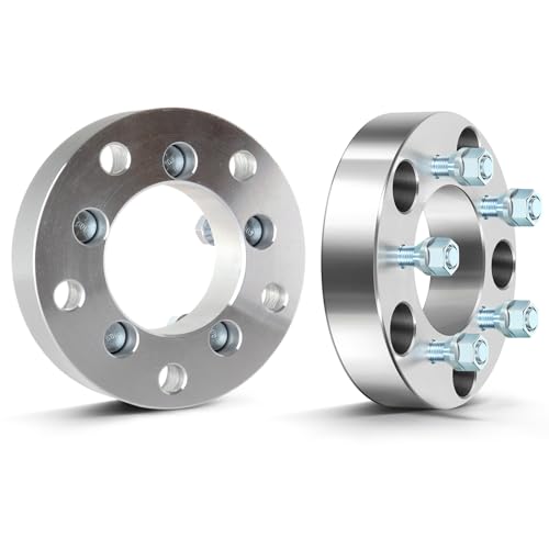 ECCPP 2PCS 1.5 inch 5 Lug Conversion Wheel Adapters change bolt pattern from 5x5.5 to 5x4.5 fits for Ford Bronco 1966-1996| for Ford F-150 1987-1996-Only Work with 5x4.5 Wheels