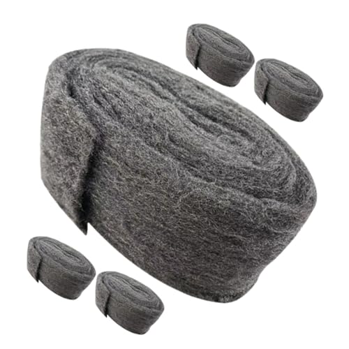 Healvian 5stücke Teiliges Stahlwollnetz Zum Abdichten Von Mauerrissen Und Lüftungsöffnungen Feinmaschiges Rattenstopper Material Für Garagentürschutz Und Nagetierbarriere