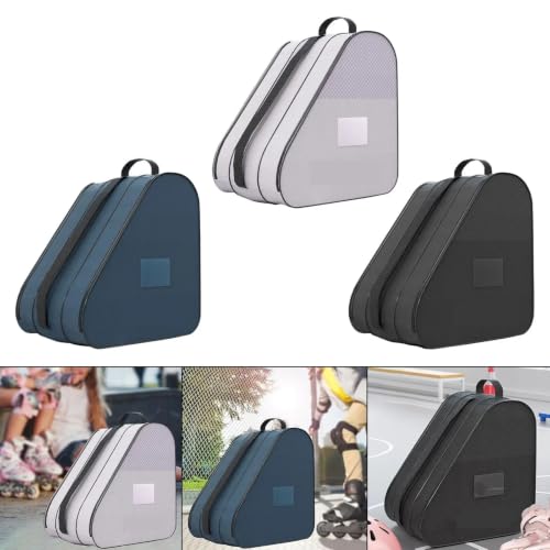 Bolsa para patines transpirable y resistente con tres compartimentos separados 4