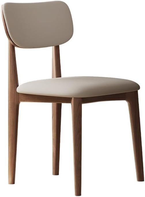 Office Chair Light Luxury Dining Chair with Backrest Modern Simple Dining Room Chairs Home Italian Style Ash Wood Stool Gaming Chair