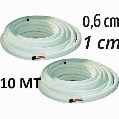 Tubo de cobre de 1/4" 3/8" - 10 m – para acondicionador