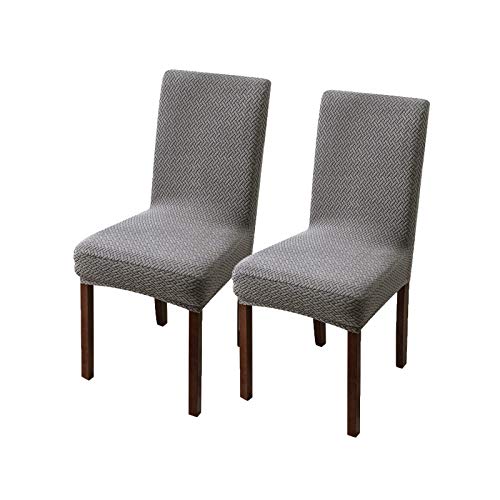 Genina Stretch Chair Covers for Dining Room Kitchen Parsons Set of 2