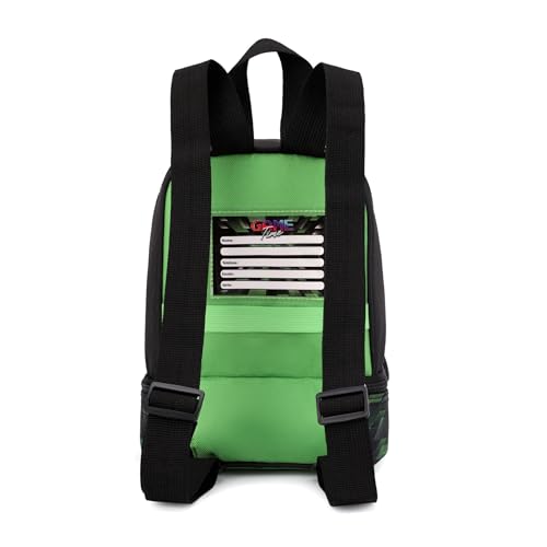 Kit Mochila de Rodinhas com Lancheira e Estojo Minecraft Game Menino