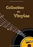  Collection de Vinyles: Carnet pour répertorier tous vos vinyles⎪Index pour retrouver facilement dans quel disque se trouve cette chanson ... 7x10 pouces⎪Couverture brillante