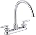 KOHLER K-15888-K-CP Coralais Decorator Kitchen Sink Faucet, Polished Chrome (Handles Not Included)