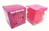 Trekbest Money Maze Puzzle Box - A Fun Unique Way to Give Gifts for Kids and Adults (Pink)