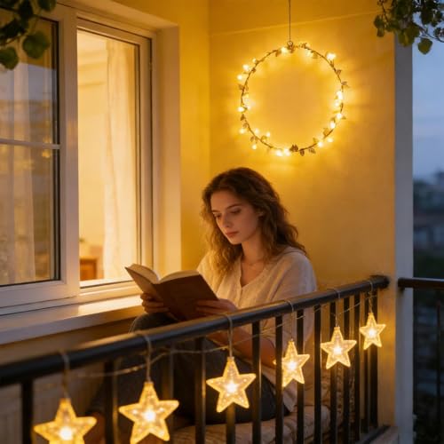 Guirnaldas luminosas para el interior salón dormitorio y pared 2