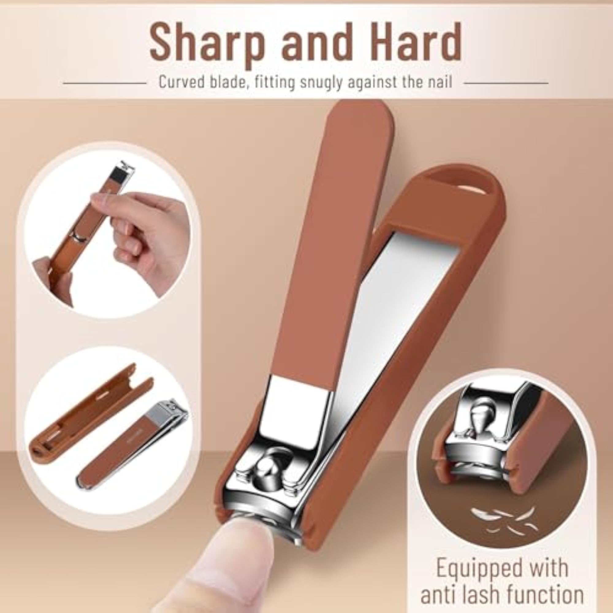 Nail Clippers Set for Men and Women, 7 Pieces
