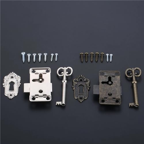 Serrure de porte en fer pour restaurer une commode ou un secrétaire - 4