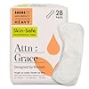 Attn: Grace Heavy Incontinence Pads for Women, 28-Pack - Plant-Based, High Absorbency, Breathable - Incontinence Pads for Heavy Bladder Leaks & Sensitive Skin