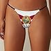 Zakqeik Women's Low Rise Micro T-Back Florida State Flag Thong,Fashion Ladies Underwear Panties for Women Girls S