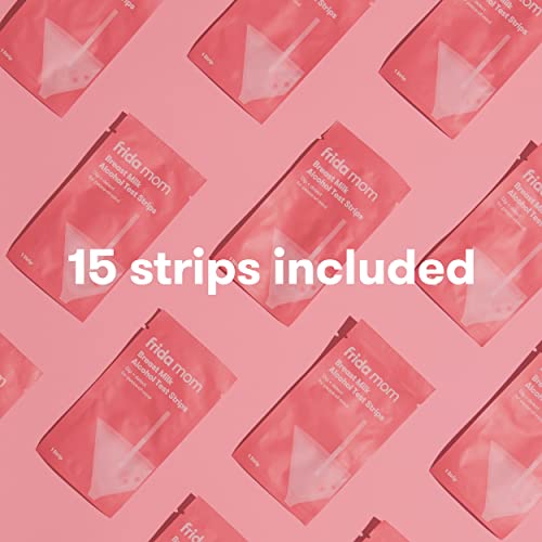 Frida Mom Alcohol Detection Test Strips For Breast Milk - At Home Or On The Go Peace Of Mind In 2 Minutes - 15 Ct #TOP5