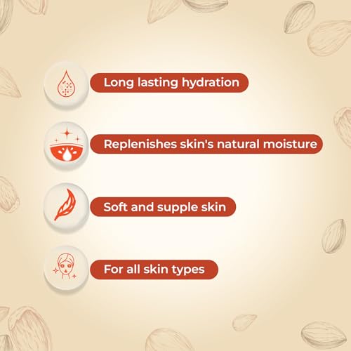 Image of Yuthika Almond Body Lotion 300ml with Sunscreen Lotion 100ml, Sunscreen SPF 30 PA+++ with UVA & UVB Protection, Nourishing Body Lotion for Women & Men