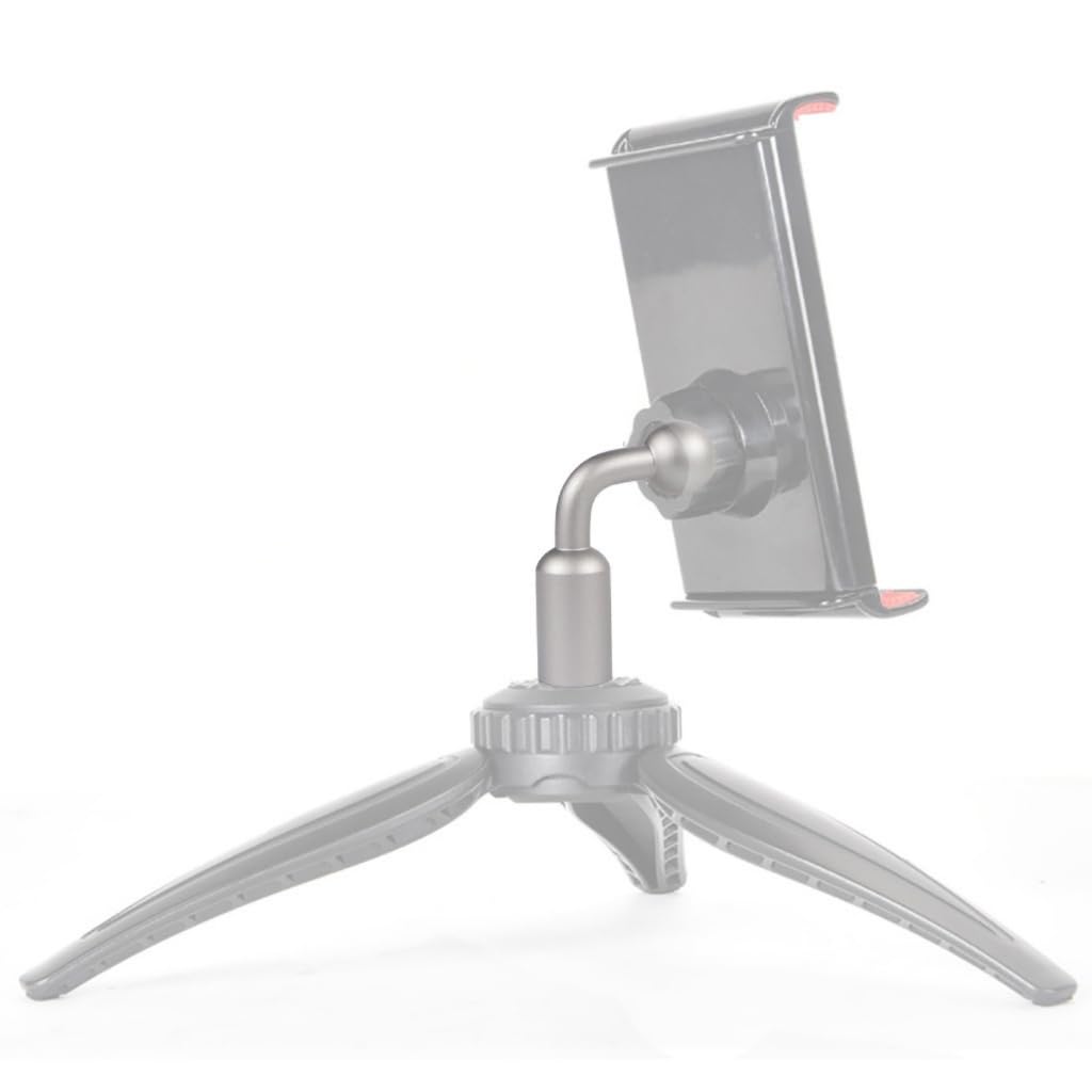 17 mm runder Kopfadapter für Handy, Tablet, Navigatoren, Halterung, 1/4 Zoll Gewinde auf 17 mm Kugelkopf-Stativhalterung