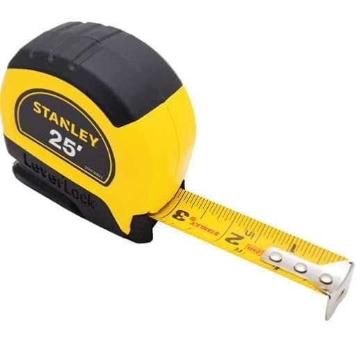 Stanley Cinta Métrica LeverLock 1 pulg x 25 ft Amarilla miniatura 3