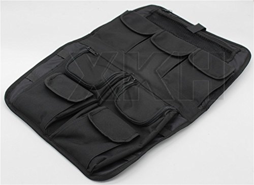 XKH- Tour Pack Lid Organizer Black Compatible with Harley Davidson All [B074VYQLSH]