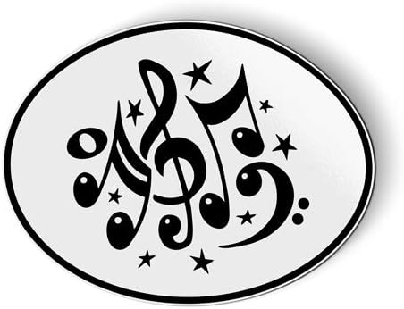 Musical Notes - Magnet - Car Fridge Locker - Select Size