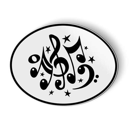 Musical Notes - Magnet - Car Fridge Locker - Select Size