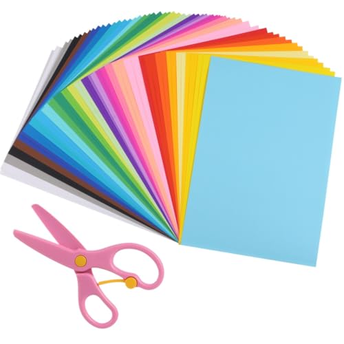 Papier néon 30 couleurs pour éviter l'ennui avec ciseaux de sécurité - 3