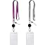Grey&purple&badge Reel-badge Holder Vertical