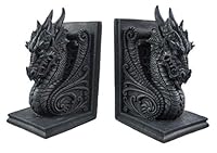 Algopix Similar Product 7 - Bellaa Gothic Dragon Bookends Midieval