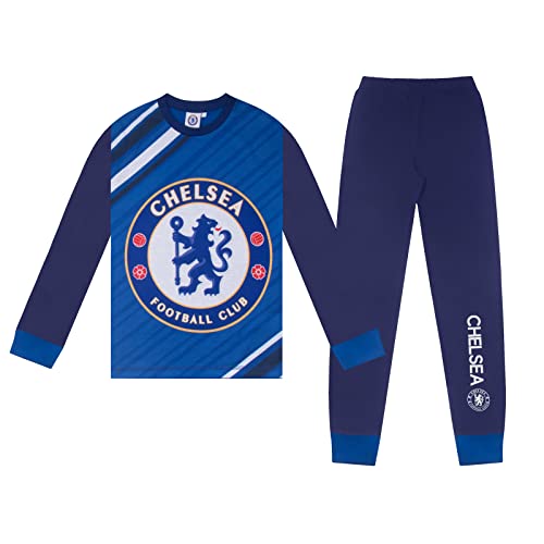Chelsea Official Gift Boys Sublimation Long Pyjamas Royal 9-10 Years