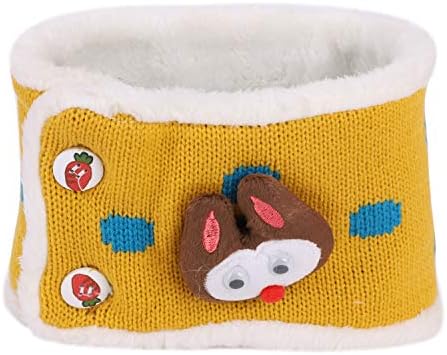 Baby Winter Warm Hat Scarf Set Thermal Knitted Beanie Hat And Circle Scarf Snood Neck Warmer Cute Bunny Boys Girls Beanie Hat And Scarf Set Fleece Lined For Infant Kids Toddler Children 6-36 Months