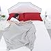 uxcell Pillow Shams Oxford Pillow Cases Egyptian Cotton 300 Thread Count Solid/Plain Pattern Set of 2 Queen(20