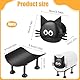 Toilettenpapierhalter Katzen - 4 Stück Katzen Aufbewahrung Toilettenpapier, Katzen Freistehend WC Papierhalter, Katzen Ersatzrollenhalter Klopapierhalter, Lustige Badezimmer Deko
