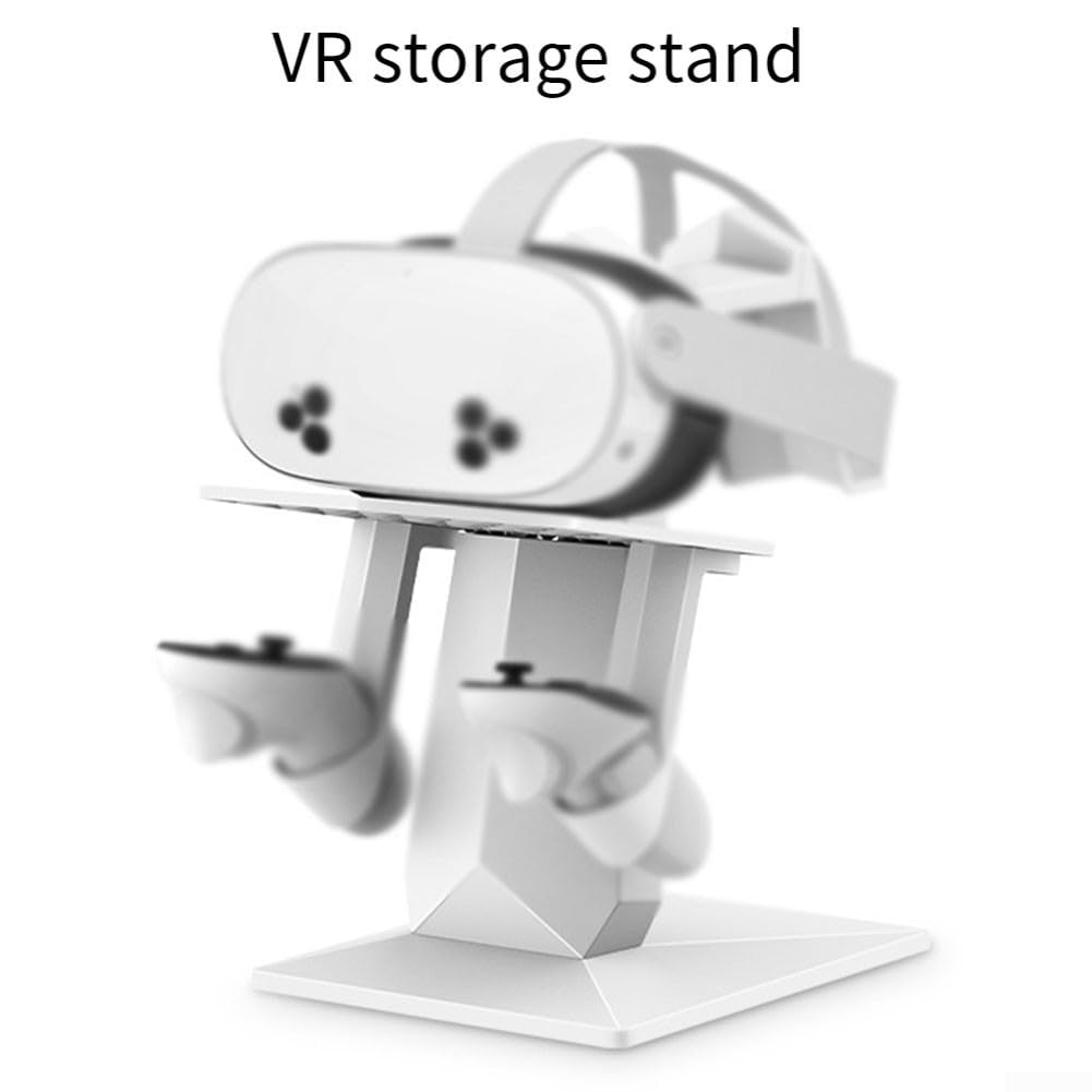 Supporto per cuffie VR, soluzione salvaspazio per gaming, costruzione durevole, compatibile con tutte le cuffie VR