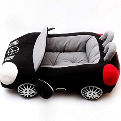 BADASS SHARKS Car Shaped Dog Cat Bed Pet House Cool Teddy Sofa Puppy Nest 70x50cm Cushion Kitten...